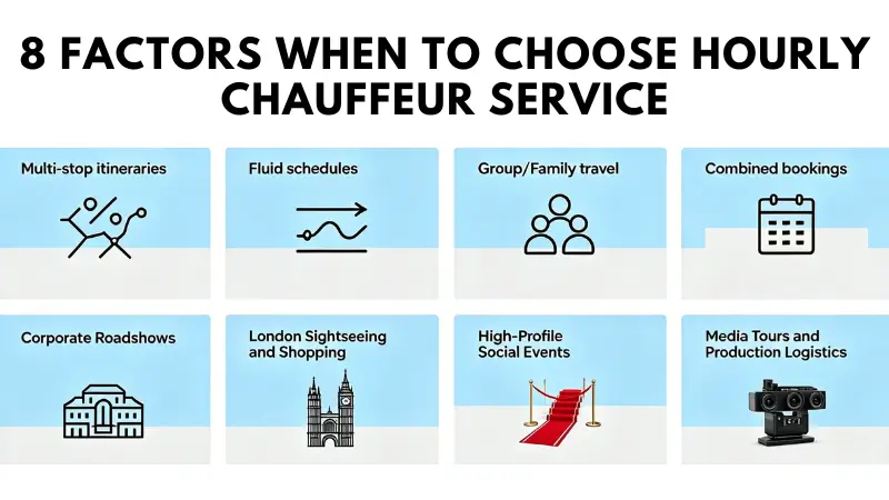 8 factors when to choose hourly chauffeur service