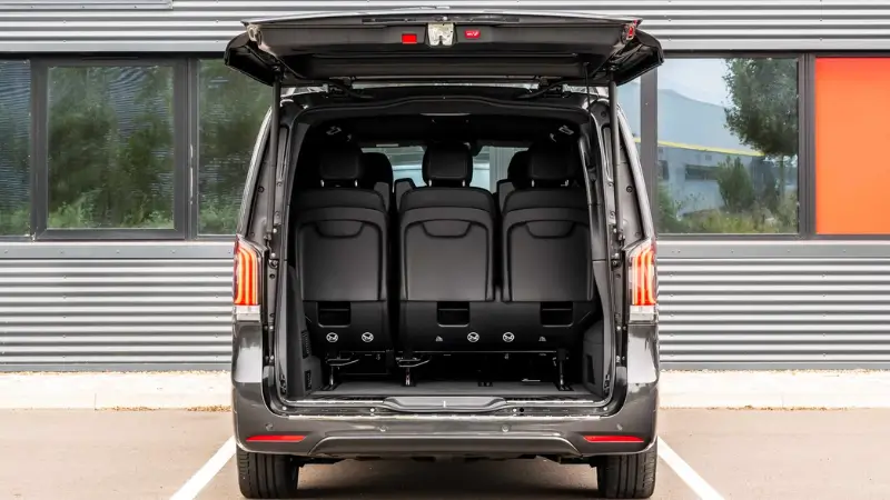 V Class Van Luggage Capacity